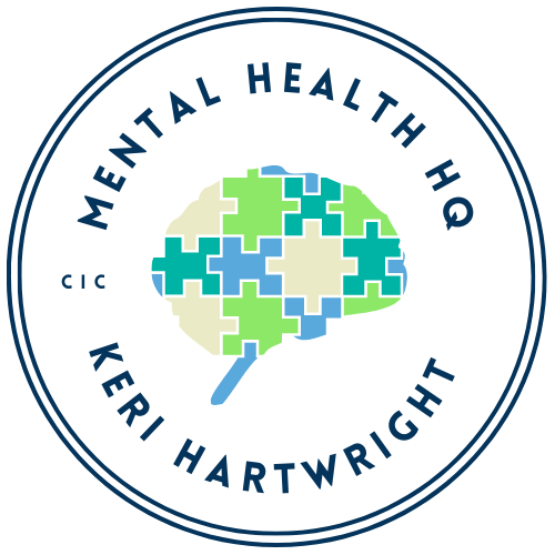 Mental Health HQ logo Keri Hartwright CIC mind puzzle